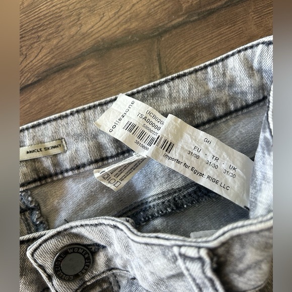 COLLEZIONE GRAY ANKLE SKINNY MID RISE WOMEN JEANS IN SIZE 31 eu - Picture 8 of 8
